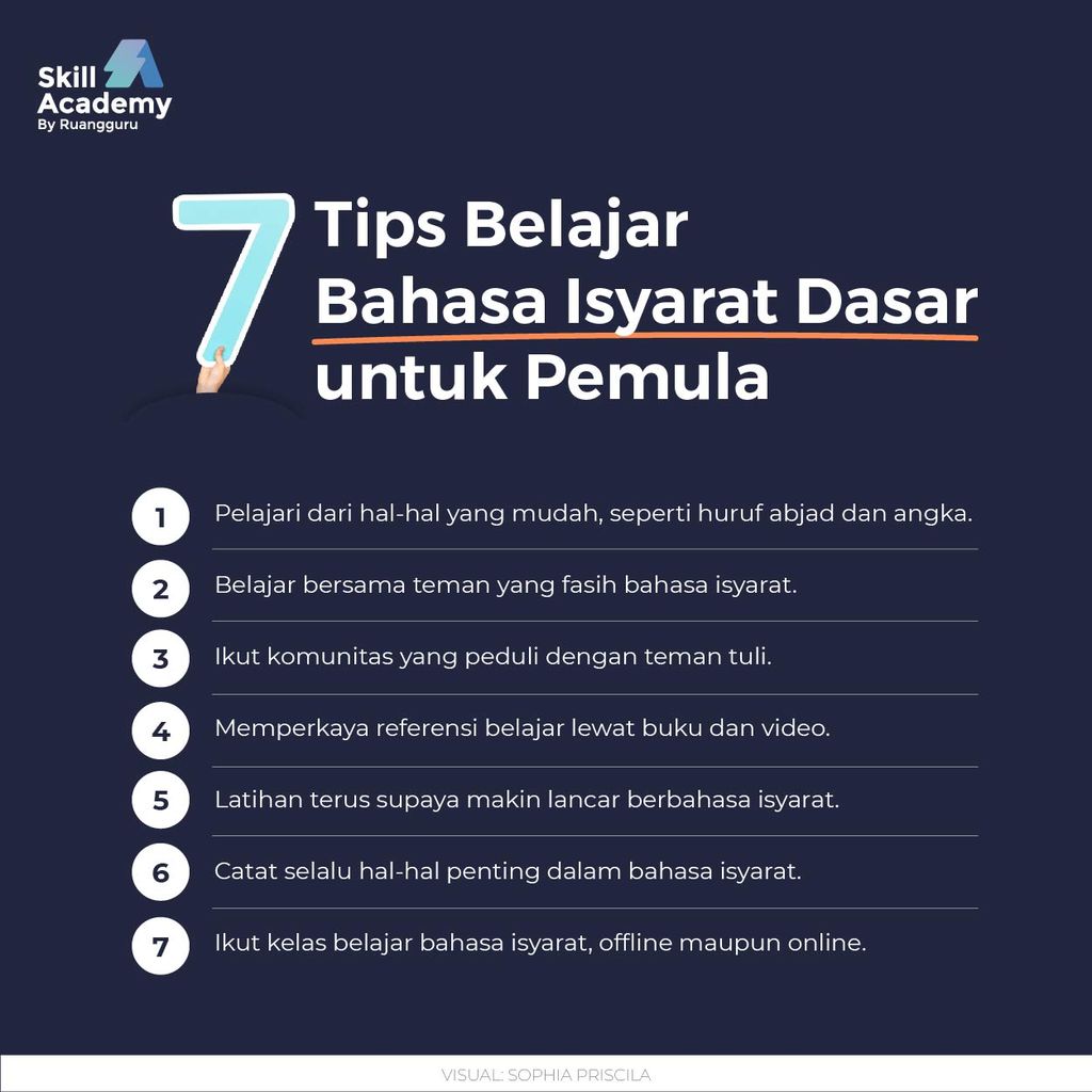 7 Tips Dasar Belajar Bahasa Isyarat untuk Pemula yang Bisa Kamu Coba